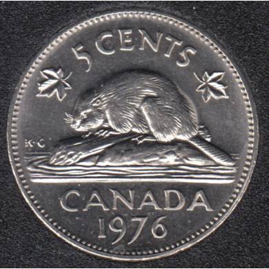 1976 - B.Unc - Canada 5 Cents