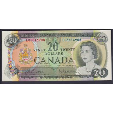 1969 $20 Dollars - UNC - Beattie Rasminsky - Prfixe EC