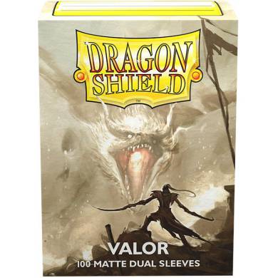 Dragon Shield - 100 Standard Size Card Sleeves - Valor - Matte Dual