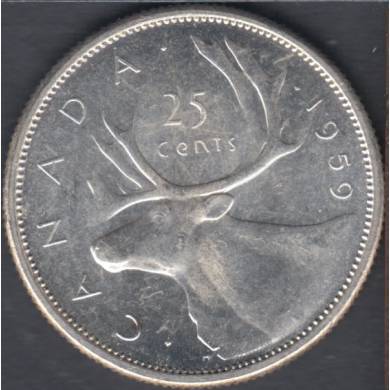 1959 - B. Unc - Canada 25 Cents