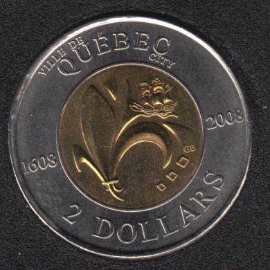 2008 - B.Unc - Quebec - Canada 2 Dollars
