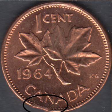 1964 - B.Unc - Clip - Canada Cent