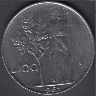 1965 R - 100 Lire - Italie