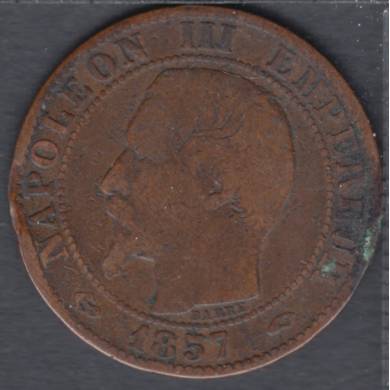 1857 A - 5 Centimes - France