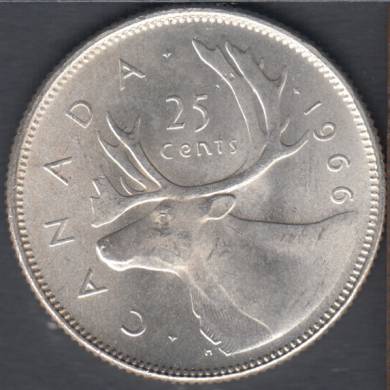 1966 - B.Unc - Canada 25 Cents