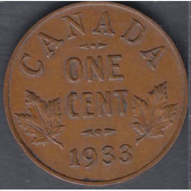 1933 - EF - Canada Cent