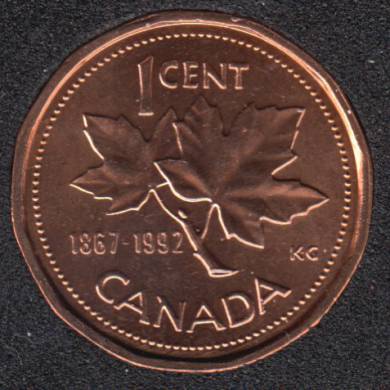 1992 - 1867 - B.Unc - Canada Cent