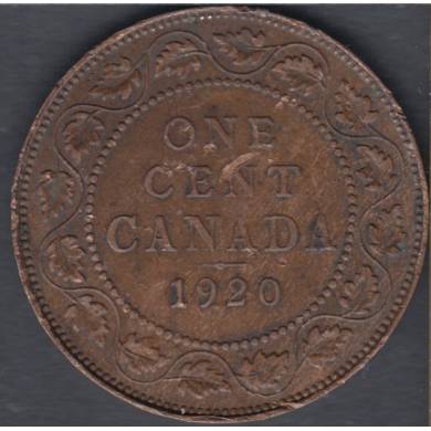 1920 - EF - Canada Large Cent