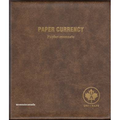 Album Canada Uni-Safe Papier-Monnaie (Canada)