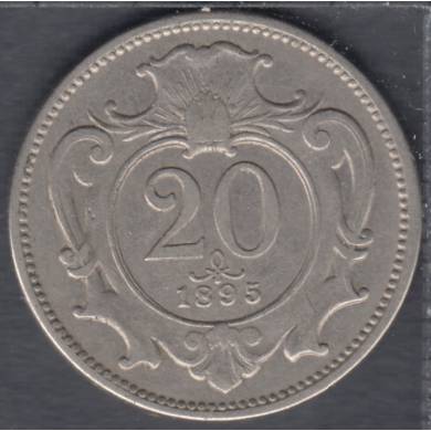 1895 - 20 Heller - Austria