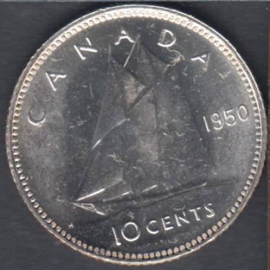 1950 - B. Unc - Canada 10 Cents