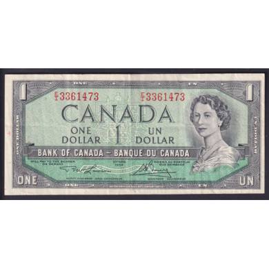1954 $1 Dollar - VF/EF - Lawson Bouey - Préfixe E/I