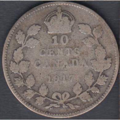 1917 - VG - Canada 10 Cents