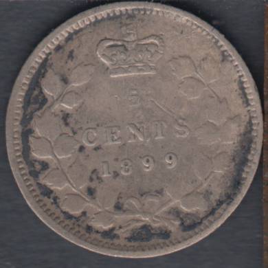 1899 - Good - Canada 5 Cents