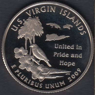 2009 S - Proof - Virgin Islands - 25 Cents