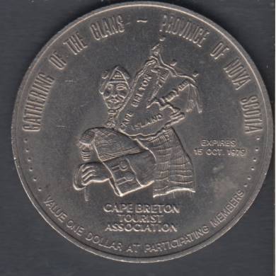 1979 - Cape Breton - Gathering of the Clans - McPuffun Dollar $1