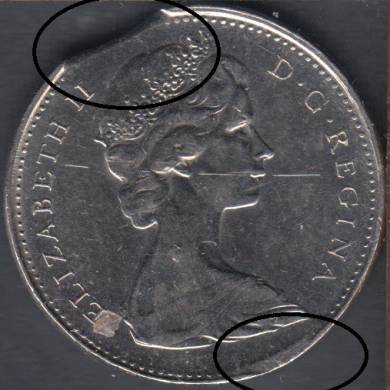 1965 - Double Clip - Canada 5 Cents