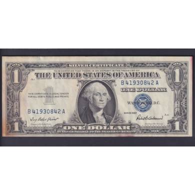 1957  - EF - Priest Anderson - Silver Certificate - $1 Dollar USA
