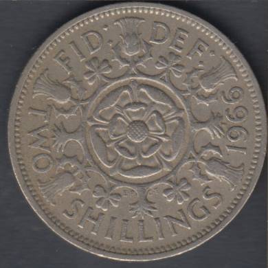 1966 - Florin (Two Shillings) - Great Britain