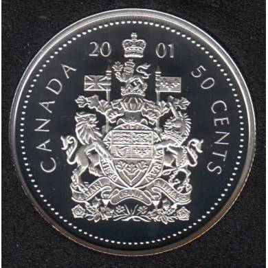2001 - Proof - Silver - Canada 50 Cents
