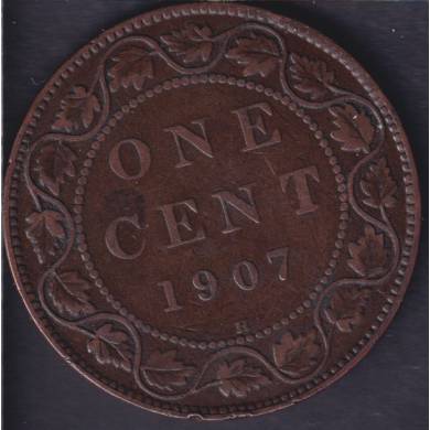 1907 H - Fine - Canada Large Cent