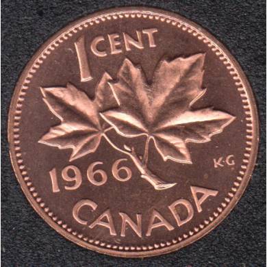 1966 - Proof Like - Canada Cent