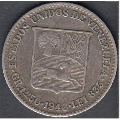 1946 - 25 Centimos - Venezuela