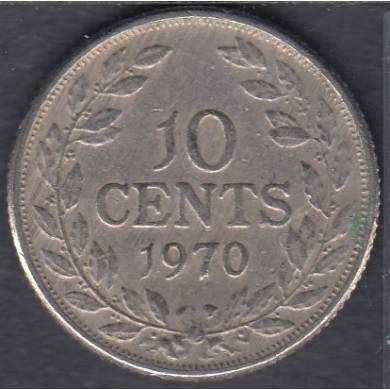 1970 - 10 Cents - Liberia