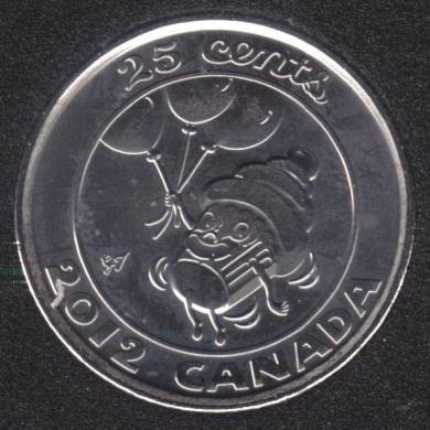 2012 - B.Unc - Anniversaire - Canada 25 Cents