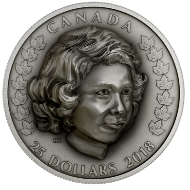 2018 - $25 - 1 oz. Pure Silver Coin - Her Majesty Queen Elizabeth II: The Young Princess
