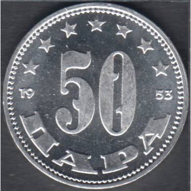 1953 - 50 para - B. Unc - Yugoslavia