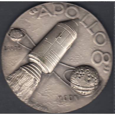 1968 - Apollo 8 - Frank Borman James Lovell & William Anders - 21-27 - XII -1968 - Médaille