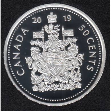 2019 - Proof - Fine Silver - Canada 50 Cents