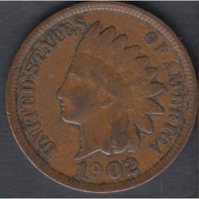 1902 - Fine - Indian Head Small Cent