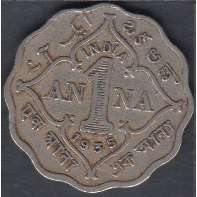 1935 - 1 Anna - India British