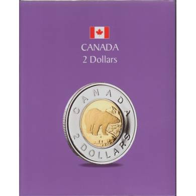 KASKADE Canadian Coin Albums - 2 Dollars