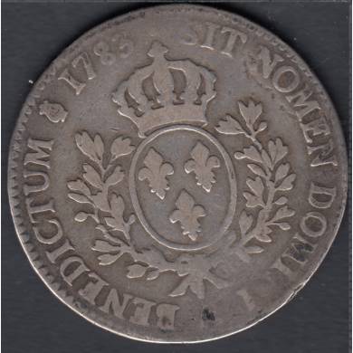 1783 A - 1 Ecu - Louis XVI - France