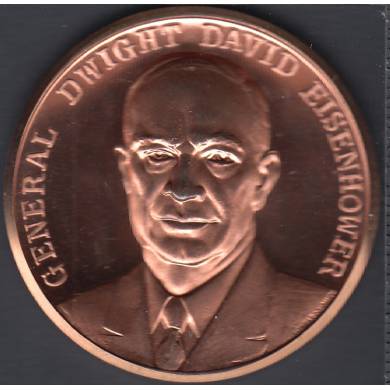 1969-1890 - General Dwight D. Eisenhower - I Call Upon All Who Love Freedom... - Medal
