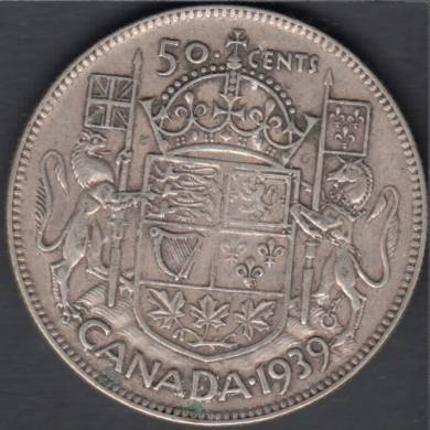1939 - Fine - Canada 50 Cents