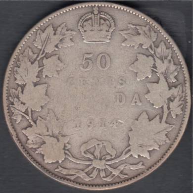 1914 - Good - Canada 50 Cents
