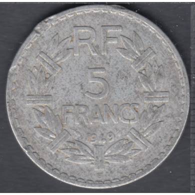 1949 - 5 Francs - Rim Nick - France