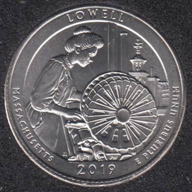 2019 P - Lowell - 25 Cents