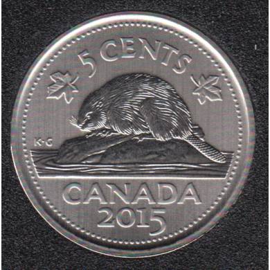2015 - Specimen - Canada 5 Cents