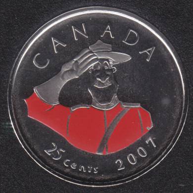 2007 - NBU - Journe du Canada - Canada 25 Cents