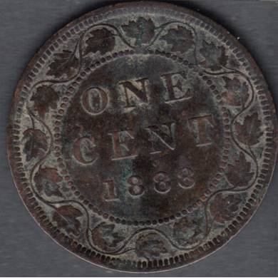 1888 - VF - Canada Large Cent