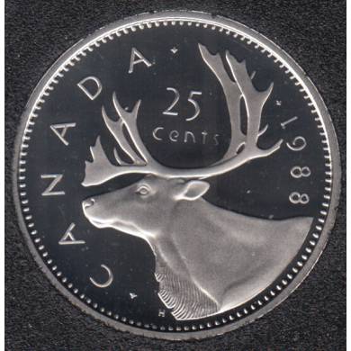 1988 - Proof - Canada 25 Cents