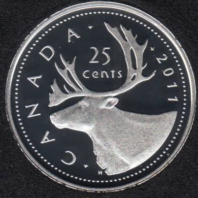2011 - Proof - Argent - Canada 25 Cents