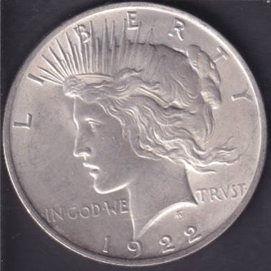 1922 - UNC - Peace Dollar USA