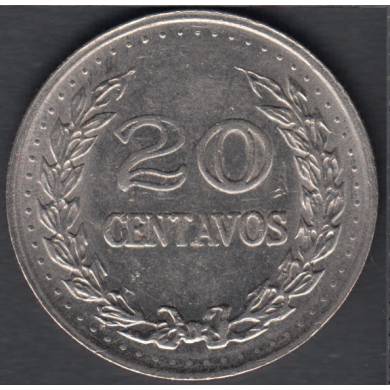 1971 - 20 Centavos - B. Unc - Colombia