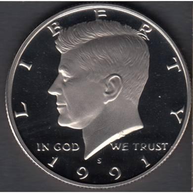 1991 S - Proof - Kennedy - 50 Cents USA